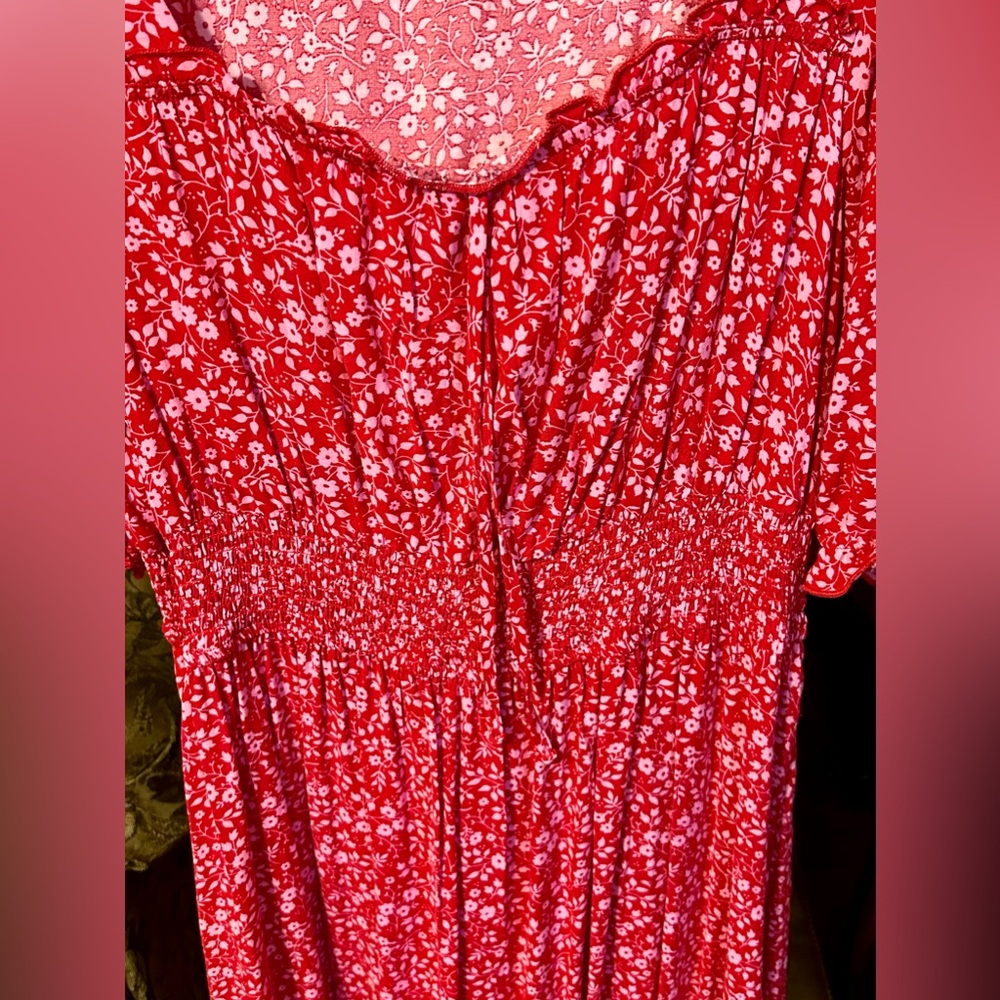 Haven Hearts Red Dress Size XL - Picture 3 of 4
